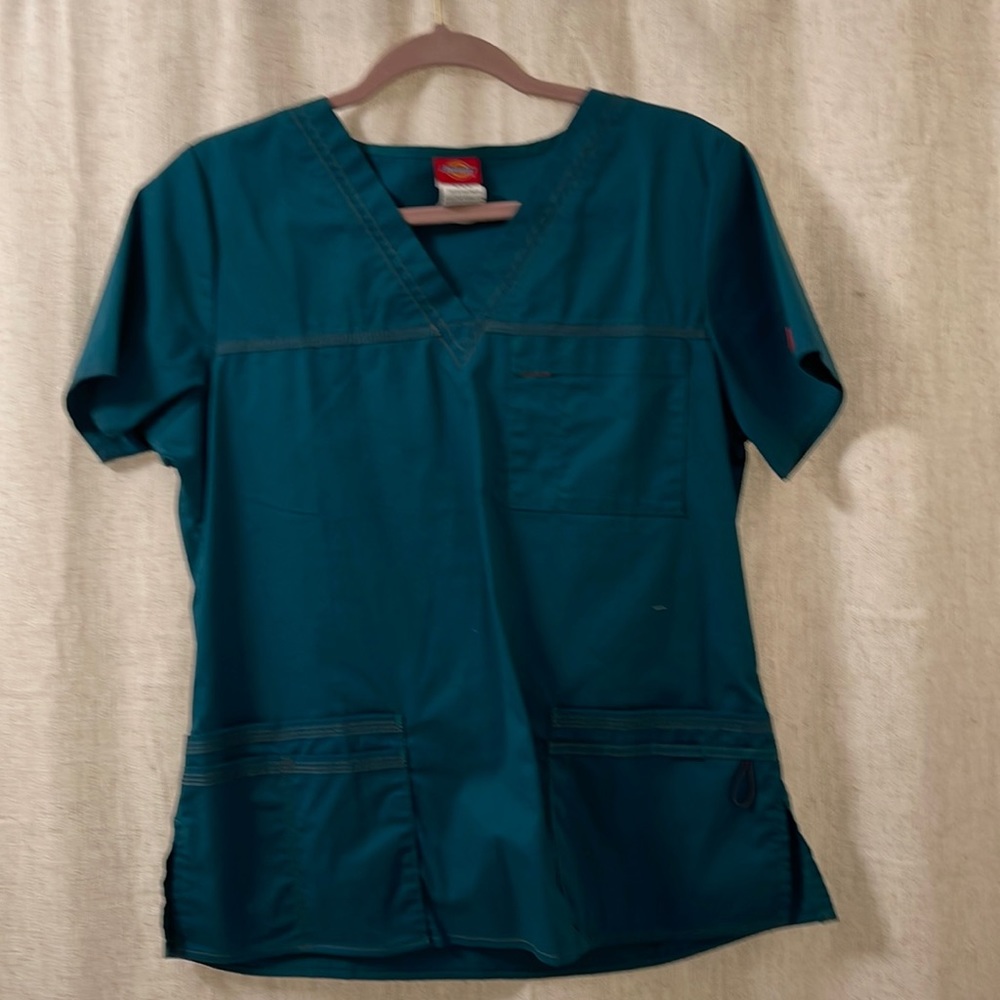Green dickies scrub too